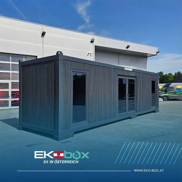 Container mit WPC-Verkleidung