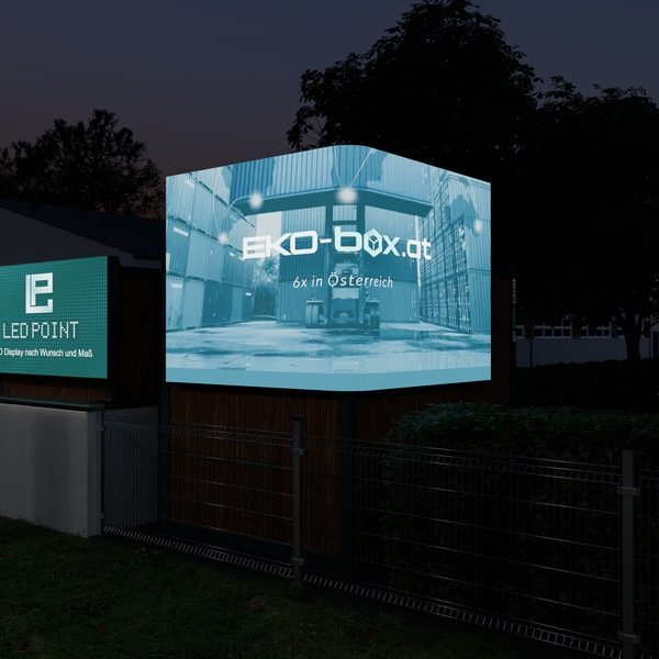 LED Werbecontainer