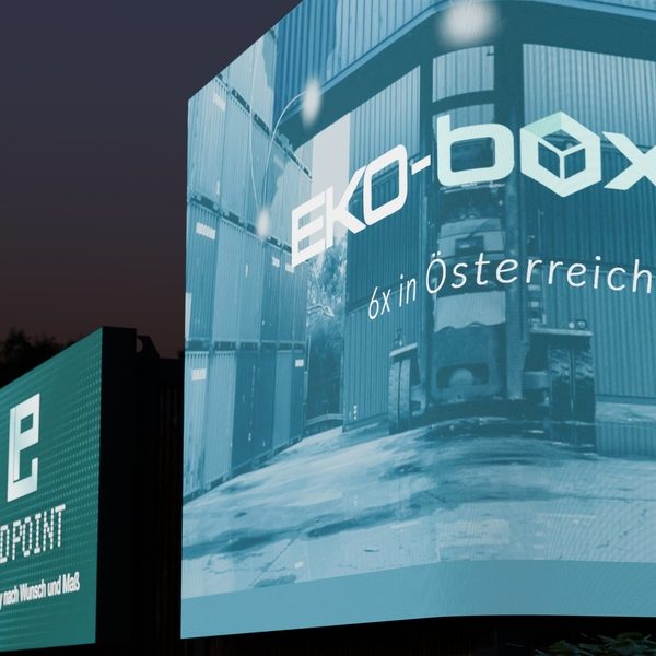 LED Werbecontainer