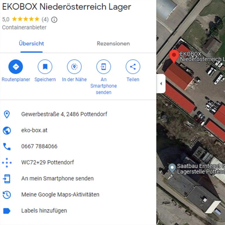 Neuer EkoBox Standort in Niederösterreich